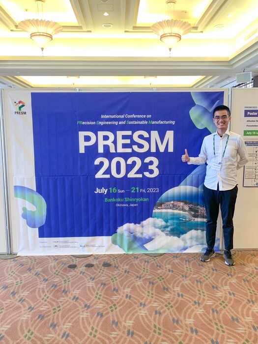 Chen, Sung-yu of Department of Mechanical Engineering NTUST @PRESM 2023Image