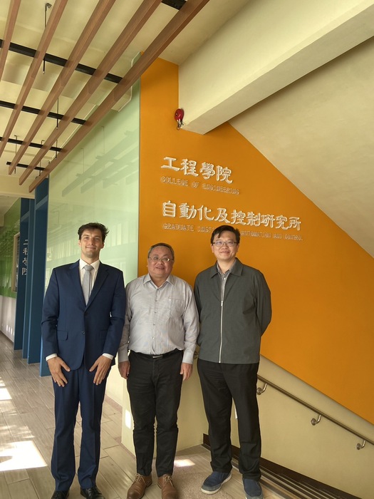 Mr. Kadar Gergely, Dean of CE Prof. Ming-Jyh Chern, Director of GDEP, IATP Prof. Po Ting Lin
